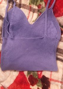 Lavender Crop Top