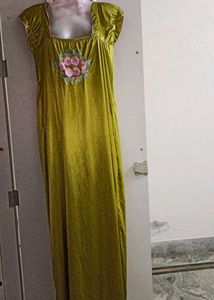 Green Colour Nighty/nightwear