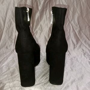 ZARA Black High Boots