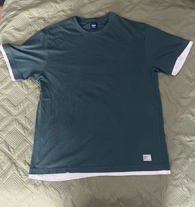 Casual Boxy Tee With White Underlay