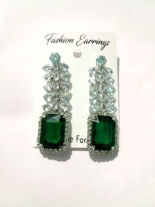 ad Emerald Drop Earrings