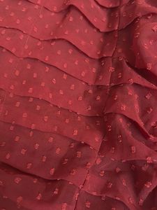 Chic Red Long Sleeve Top