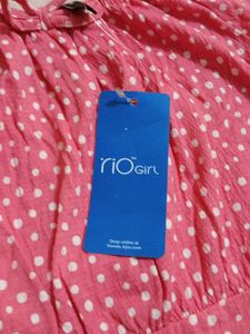 Cute Pink Polka Dot Dress