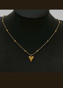 Heart Pendant Chain (Anti Tarnish)