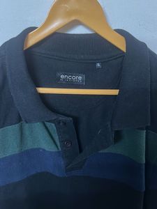 Striped Polo T-shirt