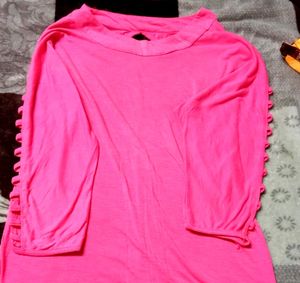 Neon Pink Top