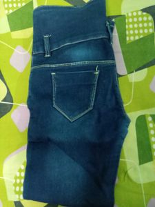 High Waisted Denim Jeans