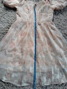 Puff Sleeve Mini Dress