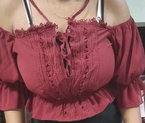 Y2k Boho Top