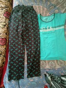 Green Night Dress Women