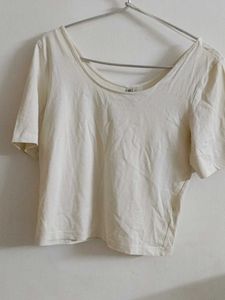 White Crop Top