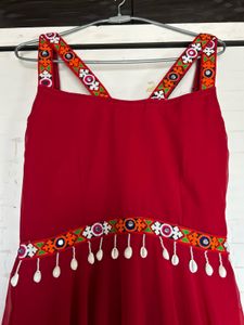 Navratri Special Red Dress