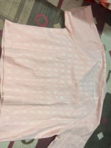 Pink Short Sleeve Button-Down Shirt