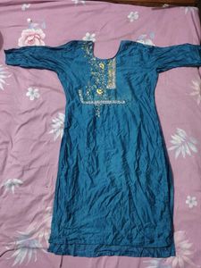 stylesh blue kurti for women