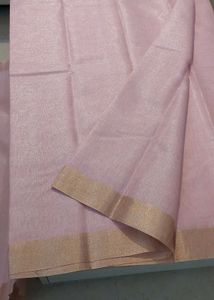 Banarasi Cotton Linen Saree 💜
