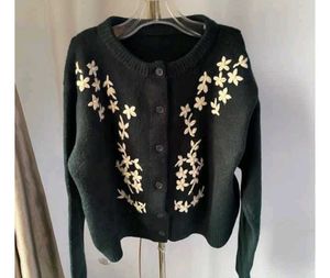 Floral Embroidered Cardigan