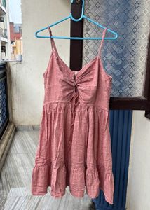 Peach Imported Dress