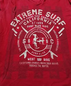 Maroon T-Shirt For Men/Boys ⭕