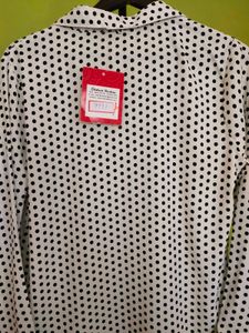 Polka Dot  Shirt, New With Tag