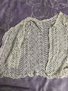 White Cotton Shrug