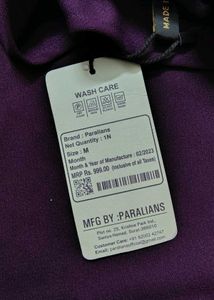 Sleeveless Purple Top New With Tag