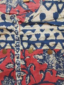 Cotton Flowral Kurti.
