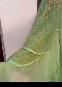 Elegant Green Ethnic Gown