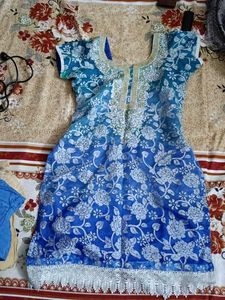 Light Green Embellished Kurta