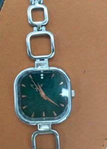 white bird Elegant Green Dial Watch