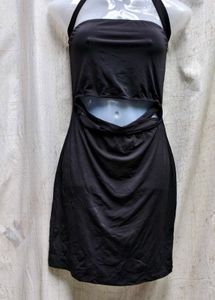 2178. Black Cutout Mini Dress