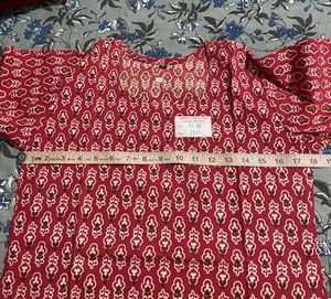 Rust Color  Printed Top