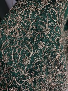🆕 Bottle Green Ethnic Gown