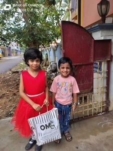 Kids flared Red Dress