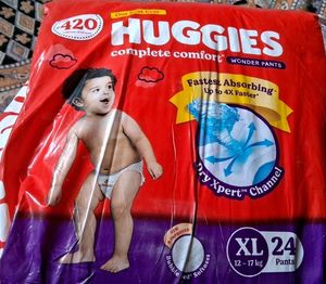 Huggies Diaper XL Pack Of 24