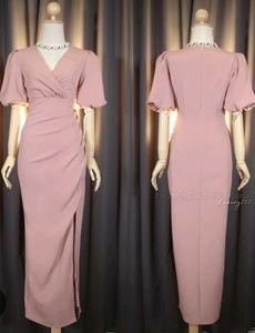 Elegant Pink Midi Dress