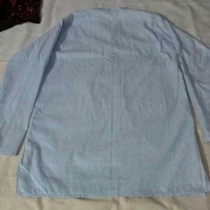 Light Blue Cotton Kurta