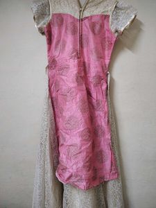 Girls Pink Ethnic Dress