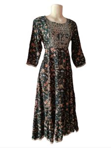 Beautiful Forest Green Anarkali Kurti 😍🫠
