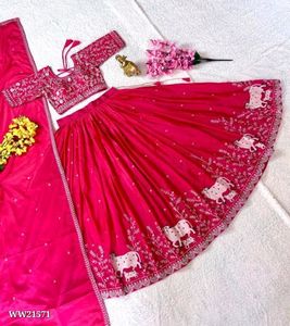 Pink lehenga Choli