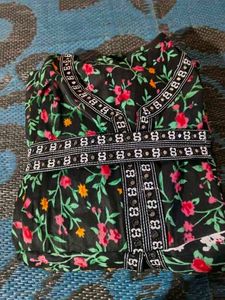 Floral Embroidered Gown