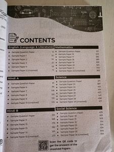 36 Sample Question Paper Oswal Class 10 Of All Sub