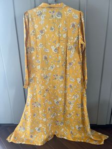 Floral Yellow Kurta