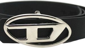 Diesel Belt (First Copy) Black Leather (unisex)
