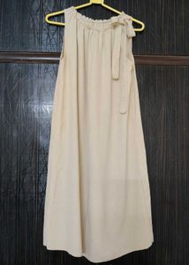 Beige Midi Dress