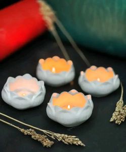Lotus Candle Holders (Set of 3)