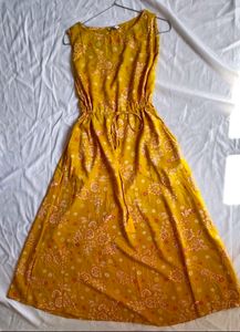 Clearance Sale ‼️Mustard Colour A-line Kurta