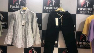 PREMIUM SHIRT &amp; BAGGY JEANS  400 rs