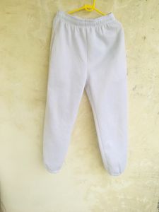 White joggers