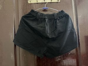 Black Utility Shorts