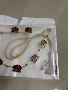 🆕 Violet Lotus Necklace Set